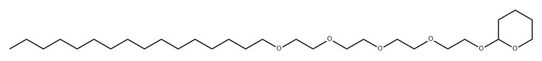 2H-Pyran, tetrahydro-2-(3,6,9,12-tetraoxaoctacos-1-yloxy)- Structure