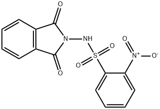 Benzenesulfonamide, N-(1,3-dihydro-1,3-dioxo-2H-isoindol-2-yl)-2-nitro- Structure