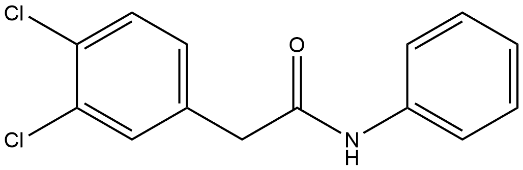 3,4-Dichloro-N-phenylbenzeneacetamide Structure