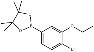 2-(4-bromo-3-ethoxyphenyl)-4,4,5,5-tetramethyl-1,3,2-dioxaborolane Structure