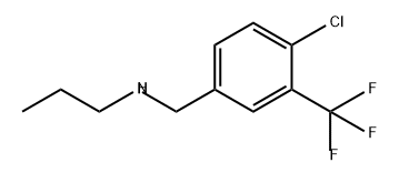 Benzenemethanamine, 4-chloro-N-propyl-3-(trifluoromethyl)- Structure