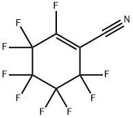 1-Cyclohexene-1-carbonitrile, 2,3,3,4,4,5,5,6,6-nonafluoro- 구조식 이미지