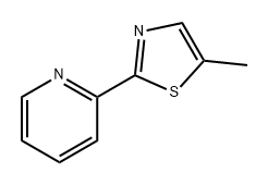 Pyridine, 2-(5-methyl-2-thiazolyl)- 구조식 이미지