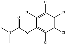 Carbamic acid, dimethyl-, pentachlorophenyl ester (6CI,7CI) Structure