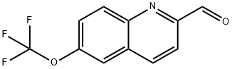 2-Quinolinecarboxaldehyde, 6-(trifluoromethoxy)- Structure