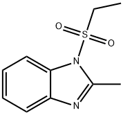 1H-Benzimidazole, 1-(ethylsulfonyl)-2-methyl- Structure