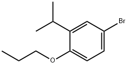 4-Bromo-2-(propan-2-yl)-1-propoxybenzene Structure