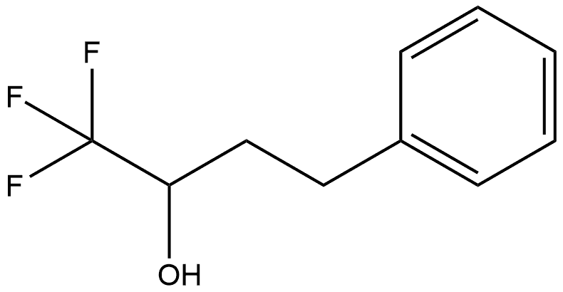 Benzenepropanol, α-(trifluoromethyl)- Structure