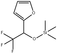 Furan, 2-[2,2,2-trifluoro-1-[(trimethylsilyl)oxy]ethyl]- Structure