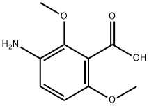 Benzoic acid, 3-amino-2,6-dimethoxy- Structure