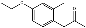 2-Propanone, 1-(4-ethoxy-2-methylphenyl)- Structure
