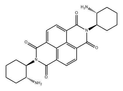 Benzo[lmn][3,8]phenanthroline-1,3,6,8(2H,7H)-tetrone, 2,7-bis[(1R,2R)-2-aminocyclohexyl]- Structure