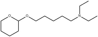 1-Pentanamine, N,N-diethyl-5-[(tetrahydro-2H-pyran-2-yl)oxy]- Structure