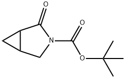 3-Azabicyclo[3.1.0]hexane-3-carboxylic acid, 2-oxo-, 1,1-dimethylethyl ester Structure