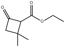 ethyl 2,2-dimethyl-4-oxocyclobutane-1-carboxylate Structure