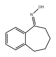 5H-Benzocyclohepten-5-one, 6,7,8,9-tetrahydro-, oxime, (5E)- Structure