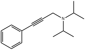 2-Propyn-1-amine, N,N-bis(1-methylethyl)-3-phenyl- Structure