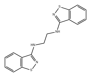 1,2-Ethanediamine, N,N'-bis(1,2-benzisothiazol-3-yl)- (9CI) Structure