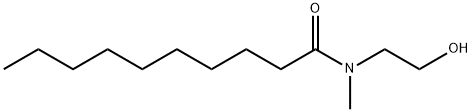 Decanamide, N-(2-hydroxyethyl)-N-methyl- 구조식 이미지