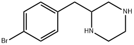 Piperazine, 2-[(4-bromophenyl)methyl]- Structure