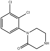 1-(2,3-Dichlorophenyl)-2-piperazinone Structure