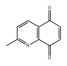 5,8-Quinolinedione, 2-methyl- Structure