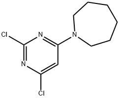 1-(2,6-Dichloro-4-pyrimidinyl)hexahydro-1H-azepine Structure