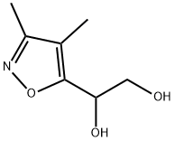 1,?2-?Ethanediol, 1-?(3,?4-?dimethyl-?5-?isoxazolyl)?- (9CI) 구조식 이미지