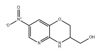 2H-Pyrido[3,2-b]-1,4-oxazine-3-methanol, 3,4-dihydro-7-nitro- Structure