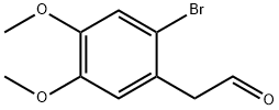 Benzeneacetaldehyde, 2-bromo-4,5-dimethoxy- 구조식 이미지