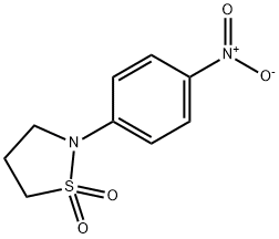 2-(4-nitrophenyl)isothiazolidine 1,1-dioxide Structure