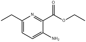 Ethyl 3-amino-6-ethyl-2-pyridinecarboxylate 구조식 이미지