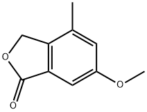 1(3H)-Isobenzofuranone, 6-methoxy-4-methyl- Structure