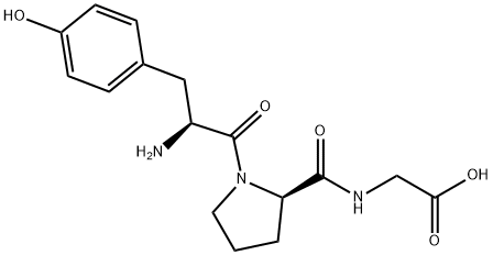 Glycine, N-(1-L-tyrosyl-D-prolyl)- (9CI) Structure