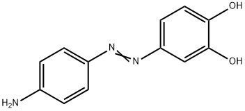 1,2-Benzenediol, 4-[2-(4-aminophenyl)diazenyl]- Structure