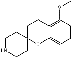 Spiro[2H-1-benzopyran-2,4'-piperidine], 3,4-dihydro-5-methoxy- Structure