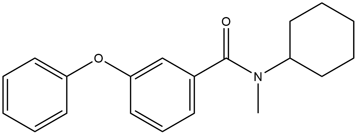 N-Cyclohexyl-N-methyl-3-phenoxybenzamide Structure