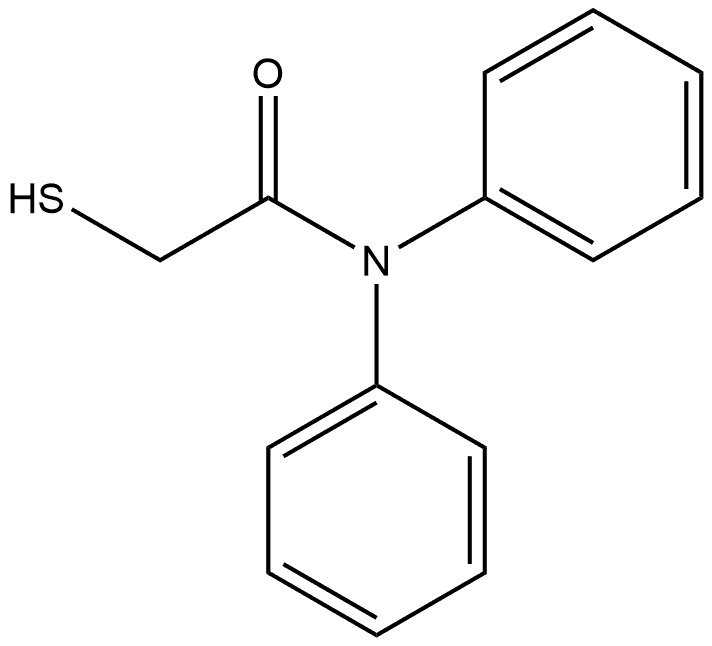 2-Mercapto-N,N-diphenylacetamide Structure