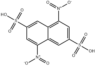 2,6-Naphthalenedisulfonic acid, 4,8-dinitro- Structure