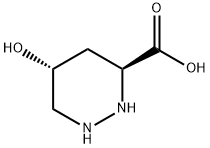 (3S,5R)-Hexahydro-5-hydroxy-3-pyridazinecarboxylic acid Structure