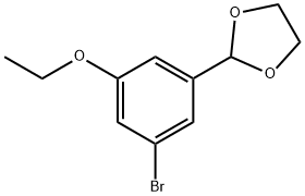 2-(3-Bromo-5-ethoxyphenyl)-1,3-dioxolane Structure