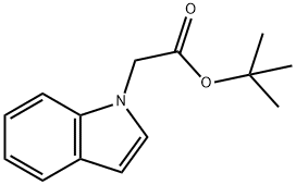 1H-Indole-1-acetic acid, 1,1-dimethylethyl ester Structure