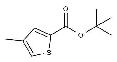 2-Thiophenecarboxylic acid, 4-methyl-, 1,1-dimethylethyl ester Structure