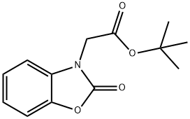 3(2H)-Benzoxazoleacetic acid, 2-oxo-, 1,1-dimethylethyl ester Structure