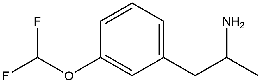 1-(3-(difluoromethoxy)phenyl)propan-2-amine Structure