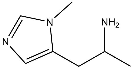 1H-Imidazole-5-ethanamine, α,1-dimethyl- Structure