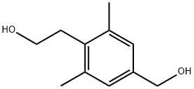 Benzeneethanol, 4-(hydroxymethyl)-2,6-dimethyl- Structure