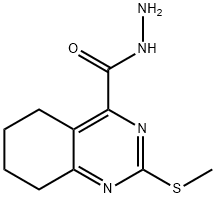 2-(Methylthio)-5,6,7,8-tetrahydroquinazoline-4-carbohydrazide Structure