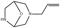 8-?Oxa-?3,?6-?diazabicyclo[3.2.1]?octane, 3-?(2-?propen-?1-?yl)?- Structure