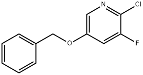 5-(Benzyloxy)-2-chloro-3-fluoropyridine Structure